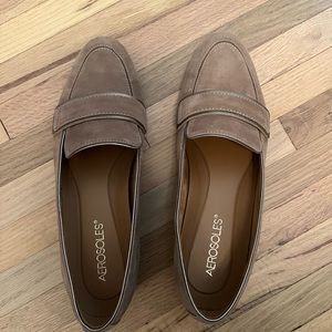 Aerosoles 9 M Women’s Outer Limit Leather Loafers Tan Like New